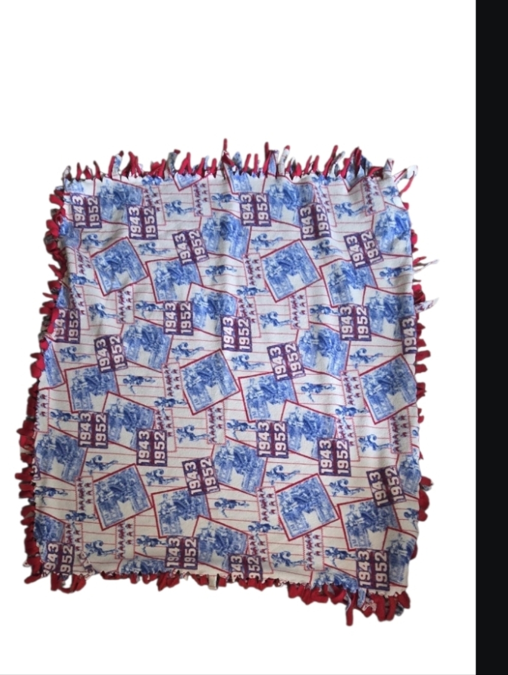 Red, White & Blue Patriotic Tie Blanket